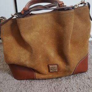 Suede Dooney & Bourke Brenna handbag